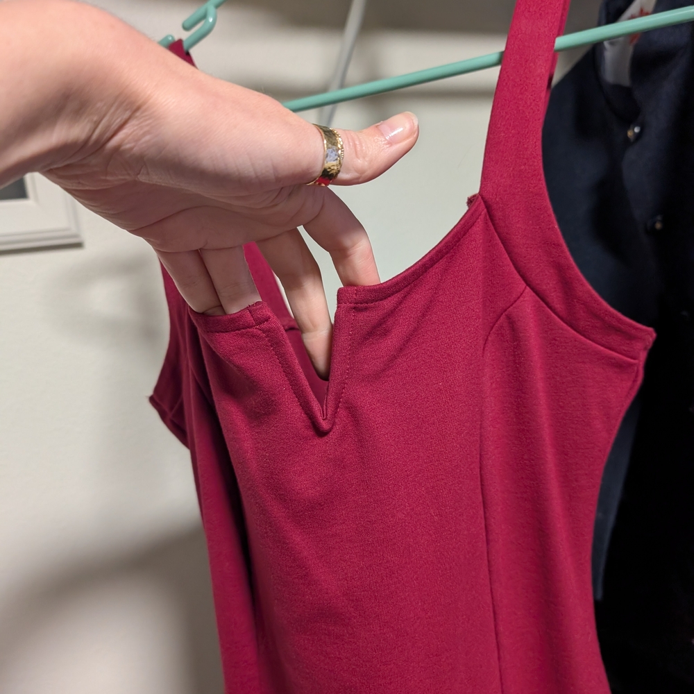 Magenta Mini Dress - Picture 5 of 5